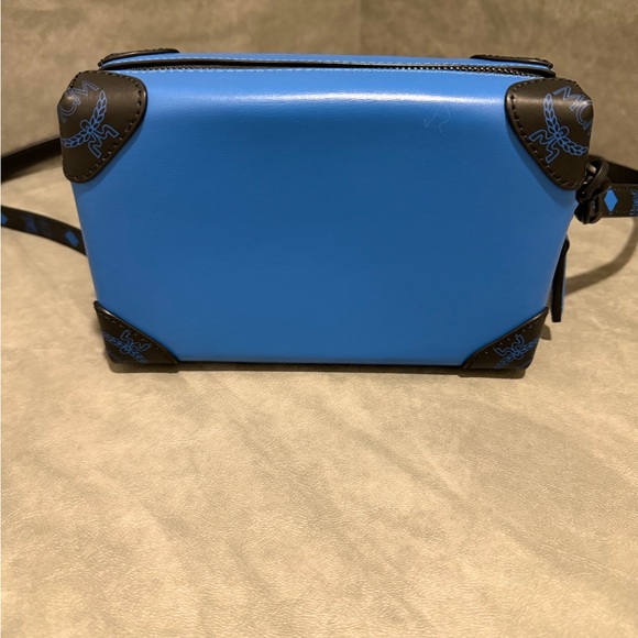 MCM Blue and Black Crossbody Bag - Picture 3 of 16